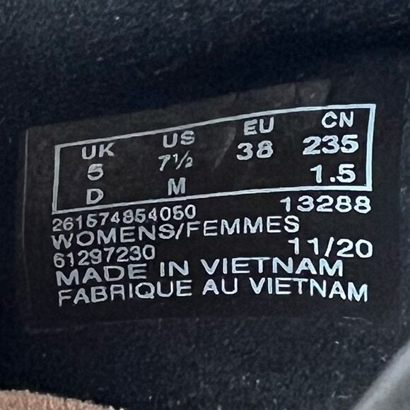 Clarks Ultimate Comfort Black Textured Wedge Slip On Loafers Normcore Shoes 7.5 - Picture 9 of 12